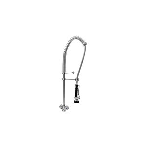 XXLselect Single Hole Deck Mounted Pre-Rinse Faucet with Knobs