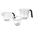 KitchenAid Set of kitchen measuring cups, 3 pieces made of polypropylene, 250, 500, 1000 ml