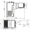 Diamond Freezing unit 1.3 kW, 400V, -25 to -15°C, Diamond AN203T-2F-R2, 670x390x(h)828mm