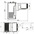 Diamond Agregat mroźniczy 1,3 kW, 400V, od -25 do -15°C, Diamond AN203T-2F-R2, 670x390x(h)828mm