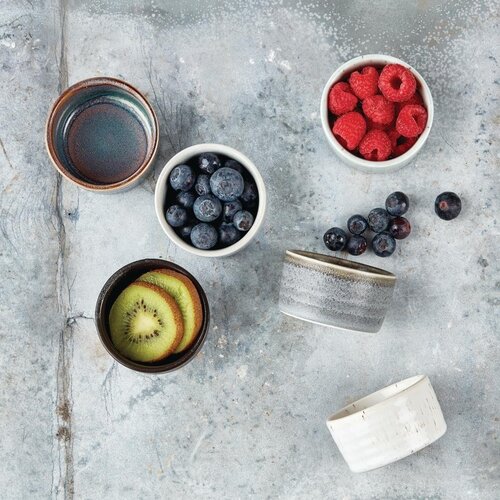 Olympia Miseczka do dipów z porcelany 74 ml, Olympia Cavolo FD924 zielona (12 szt.)