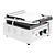Nisbets Essentials Grill kontaktowy gładki/ryflowany, 1.8kW, 230V, 300°C, Nisbets Essentials DA396