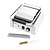 Nisbets Essentials Grill kontaktowy gładki/ryflowany, 1.8kW, 230V, 300°C, Nisbets Essentials DA396