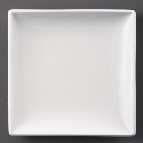 Olympia Talerz płytki 240x240 mm, z porcelany, kwadratowy, Olympia Whiteware U155 (12 szt.) Olympia Talerz płytki 240x240 mm, z porcelany, kwadratowy, Olympia Whiteware U155 (12 szt.)