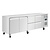 Polar Refrigeration  Stół chłodniczy z 2 drzwiami i 4 szufladami 476L, od -2 do 8°C, Polar U-Series UA021, 700x2230x(h)860 mm, agregat boczny