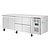 Polar Refrigeration  Stół chłodniczy z 2 drzwiami i 4 szufladami 476L, od -2 do 8°C, Polar U-Series UA021, 700x2230x(h)860 mm, agregat boczny