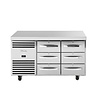 TRUE Sttół chłodniczy z 6 szufladami 280L, 1/1 GN, od 0 do 3°C, True FB014, 700x1411x(h)900 mm, agregat boczny