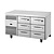 TRUE Sttół chłodniczy z 6 szufladami 280L, 1/1 GN, od 0 do 3°C, True FB014, 700x1411x(h)900 mm, agregat boczny