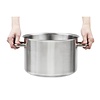 Matfer Bourgeat Garnek średni ze stali nierdzewnej 7L, Ø240 mm, Matfer Bourgeat K795