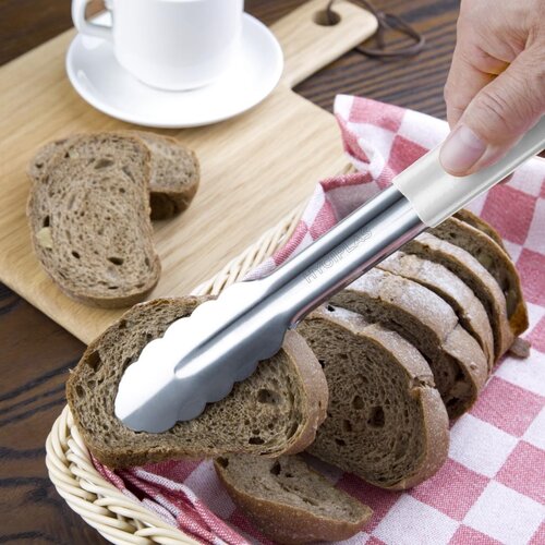 Hygiplas Szczypce do serowania 300 mm, ze stali nierdzewnej, Hygiplas FX130 białe