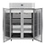 Polar Refrigeration  Szafa chłodnicza 2-drzwiowa 2/1 GN, 980L, -2 do 8°C, Polar U-Series UA032 810x1400x(h)2150 mm, agregat na górze