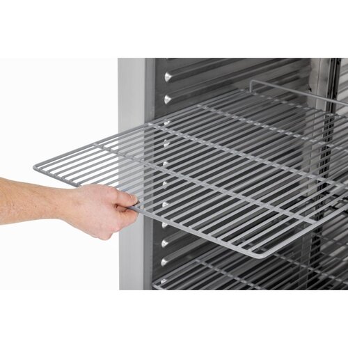 Polar Refrigeration  Szafa mroźnicza 2/1 GN, 490L, -22 do -10°C, Polar U-Series UA031 810x700x(h)2150 mm, agregat na górze