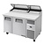 TRUE Stół do pizzy 2-drzwiowy, 8x1/3 GN od 0 do 5°C, True CK302, 854x1531x(h)1138 mm, agregat boczny