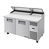 TRUE Stół do pizzy 2-drzwiowy, 9x1/3 GN od 0 do 5°C, True CK303, 854x1709x(h)1138 mm, agregat boczny