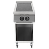Buffalo Kuchenka indukcyjna z 2 polami grzewczymi na podstawie owartej 7kW, 400V, Buffalo CU487
