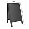 Olympia Tablica w drewnianej ramie 725x(h)1219 mm, Olympia CU993