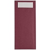 Europochette Kieszonka na sztućce 195x57.5 mm, Europochette CK234, bordowa (500 szt.)