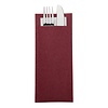 Europochette Kieszonka na sztućce 195x57.5 mm, Europochette CK234, bordowa (500 szt.)