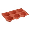 Vogue Forma silikonowa do pieczenia 6 brioche 292x170x(h)38 mm, Vogue JA310