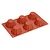 Vogue Forma silikonowa do pieczenia 6 brioche 292x170x(h)38 mm, Vogue JA310