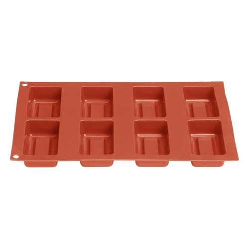 Vogue Forma silikonowa do pieczenia 8 prostokątów 298x173x(h)27 mm, Vogue JA312 Vogue Forma silikonowa do pieczenia 8 prostokątów 298x173x(h)27 mm, Vogue JA312