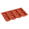 Vogue Forma silikonowa do pieczenia 8 prostokątów 298x173x(h)27 mm, Vogue JA312