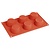 Vogue Forma silikonowa do pieczenia 6 owali 300x174x(h)35 mm, Vogue JA313