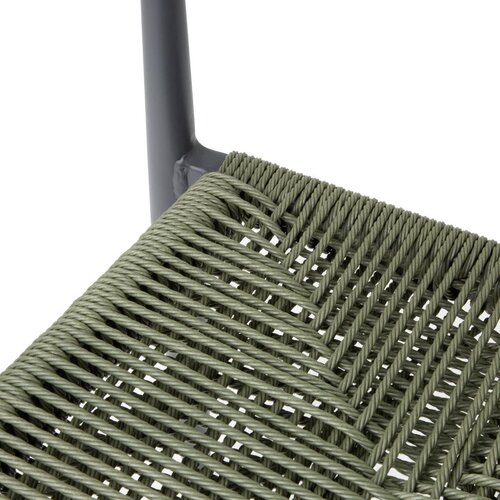 Bolero Krzesło kawiarniane 768 mm, do użytku zewnętrznego i wewnętrznego, Bolero Eden HZ592, zielone (4 szt.)