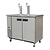 Polar Refrigeration  Dystrybutor do piwa 2 do 8°C, Polar G-serie GE633, srebrny