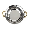 Olympia Miedziana miska z mosiężnymi uchwytami 660 ml, 200x164x(h)49 mm, Olympia HY129