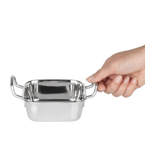 Olympia Brytfanna 115x115x(h)45 mm, stal nierdzewna, Olympia HY123