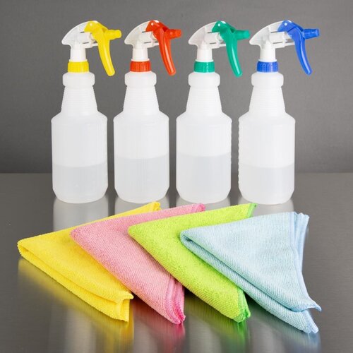 Jantex Ścierki z mikrofibry 400x400 mm, różowe, Jantex HX271 (5 szt.) Jantex Ścierki z mikrofibry 400x400 mm, różowe, Jantex HX271 (5 szt.)