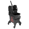 Jantex Wózek do mopa z wyciskaczem 20L, 550x370x(h)930 mm, Jantex HW636 czarny