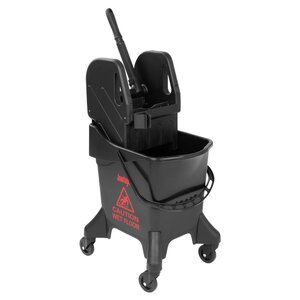 Jantex Wózek do mopa z wyciskaczem 20L, 550x370x(h)930 mm, Jantex HW636 czarny Jantex Wózek do mopa z wyciskaczem 20L, 550x370x(h)930 mm, Jantex HW636 czarny