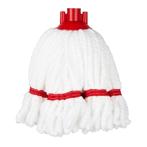 Jantex Mop sznurkowy 210 mm, Jantex HX249 czerwony Jantex Mop sznurkowy 210 mm, Jantex HX249 czerwony