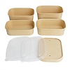Fiesta Pudełko na jedzenie 650 ml, 122x172x(h)52 mm, Fiesta Recyclable HW621 (300 szt.)