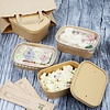 Fiesta Pudełko na jedzenie 650 ml, 122x172x(h)52 mm, Fiesta Recyclable HW621 (300 szt.)