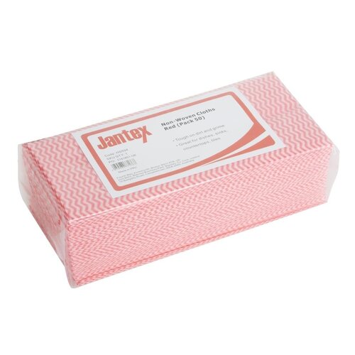 Jantex Ścierki kuchenne 600x300 mm, czerwone, Jantex HS594 (50 szt.) Jantex Ścierki kuchenne 600x300 mm, czerwone, Jantex HS594 (50 szt.)