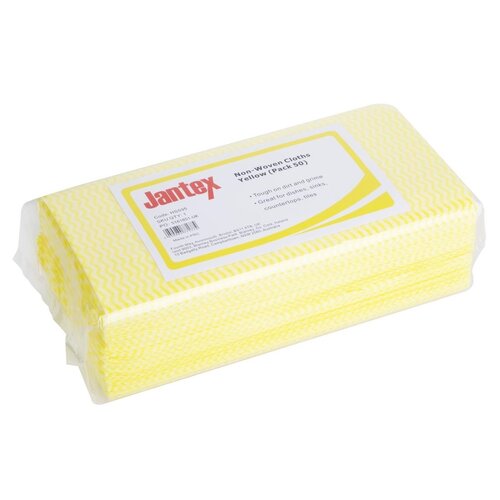 Jantex Ścierki kuchenne 600x300 mm, żółte, Jantex HS595 (50 szt.) Jantex Ścierki kuchenne 600x300 mm, żółte, Jantex HS595 (50 szt.)