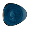 Churchill Miska trójkątna z porcelany 229 mm, Churchill Super Vitrified Stonecast Java Blue HR388, niebieska (12 szt.)