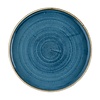 Churchill Talerz płytki z wysokim rantem Ø210 mm, z porcelany, okrągły, Churchill Super Vitrified Stonecast Java Blue HR387 (6 szt.)