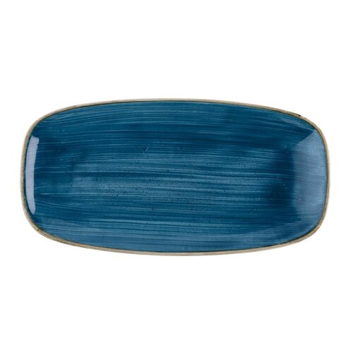Churchill Półmisek z porcelany 288x152 mm, Churchill Stonecast Java Blue HR392, niebieski (12 szt.)