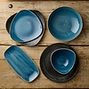 Churchill Półmisek z porcelany 350x187 mm, Churchill Stonecast Java Blue HR391, niebieski (6 szt.)