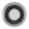 Churchill Talerz płytki Ø220 mm, z porcelany, okrągły, Churchill Super Vitrified Studio Prints Fusion Black HR302 (12 szt.)