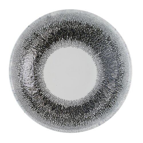 Churchill Miska z porcelany Ø184 mm, Churchill Super Vitrified Studio Prints Fusion Black HR304, szara (12 szt.) Churchill Miska z porcelany Ø184 mm, Churchill Super Vitrified Studio Prints Fusion Black HR304, szara (12 szt.)