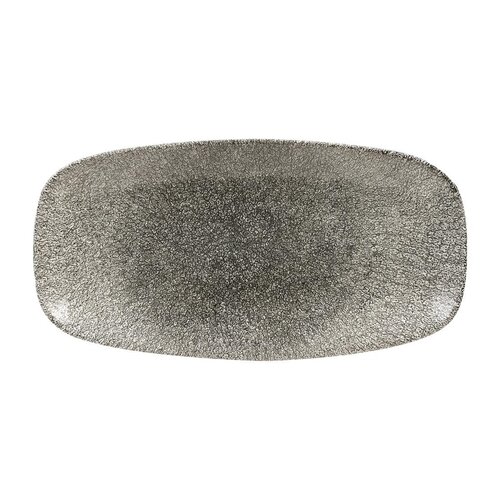 Churchill Półmisek z porcelany 355x189 mm, Churchill Raku Quartz Black Chefs HC776, czarny (6 szt.) Churchill Półmisek z porcelany 355x189 mm, Churchill Raku Quartz Black Chefs HC776, czarny (6 szt.)