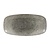 Churchill Półmisek z porcelany 355x189 mm, Churchill Raku Quartz Black Chefs HC776, czarny (6 szt.)