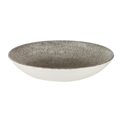 Churchill Miska z porcelany 1.14L, Ø248x(h)50 mm, Churchill Raku Quartz Black Chefs HC771, czarna (12 szt.) Churchill Miska z porcelany 1.14L, Ø248x(h)50 mm, Churchill Raku Quartz Black Chefs HC771, czarna (12 szt.)