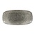 Churchill Półmisek z porcelany 298x153 mm, Churchill Raku Quartz Black Chefs HC775, czarny (12 szt.)