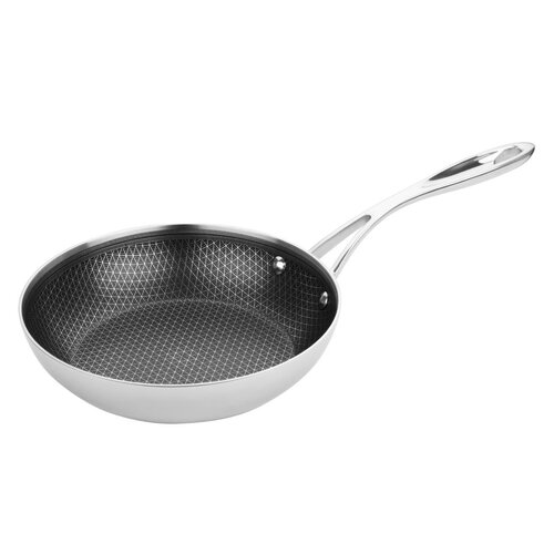 Vogue Patelnia ze stali nierdzewnej z powłoką Clad Ø240 mm, Vogue GP187 Vogue Patelnia ze stali nierdzewnej z powłoką Clad Ø240 mm, Vogue GP187